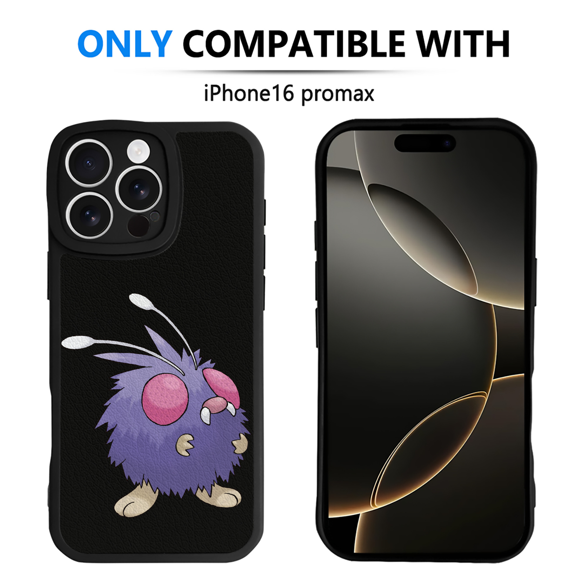 （画像用） ポケットモンスター Pokémon 【iPhone 16シリーズ対応】シリコンスマホケース（レザー調） 材質：シリコン